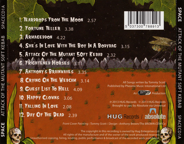 Space - Attack Of The Mutant 50ft Kebab CD