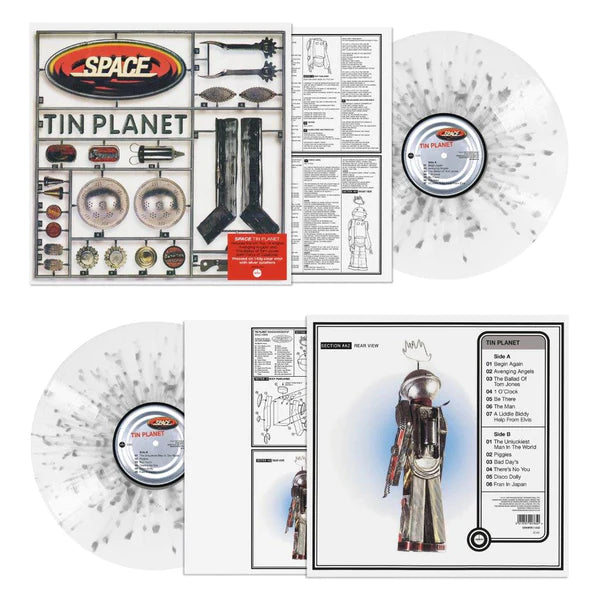 Space - Tin Planet (Limited Edition Clear with Silver Splatter) Vinyl