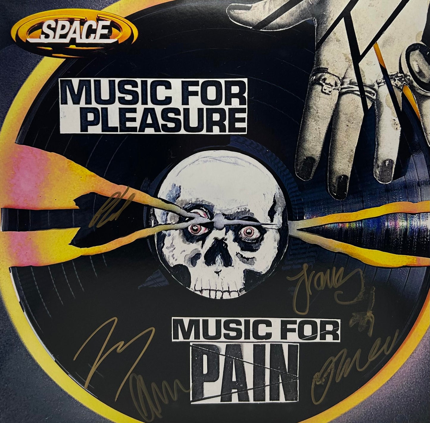 *SIGNED* Space - Music For Pleasure Music For Pain Vinyl